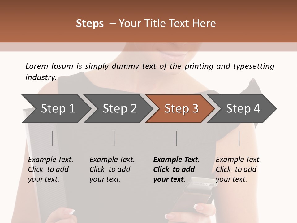 Caucasian Professional Successful PowerPoint Template
