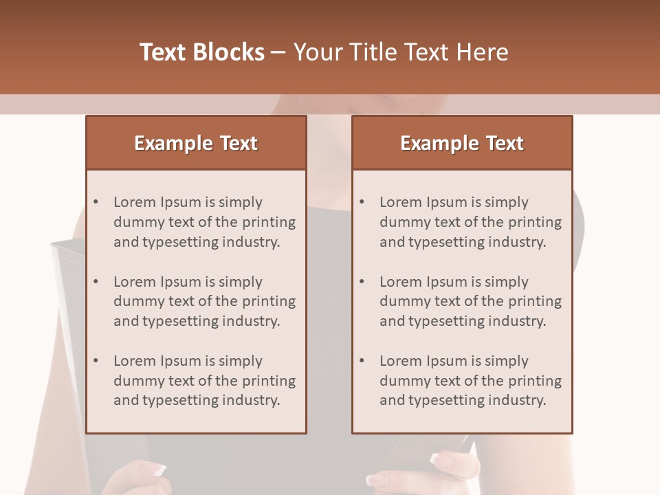 Caucasian Professional Successful PowerPoint Template