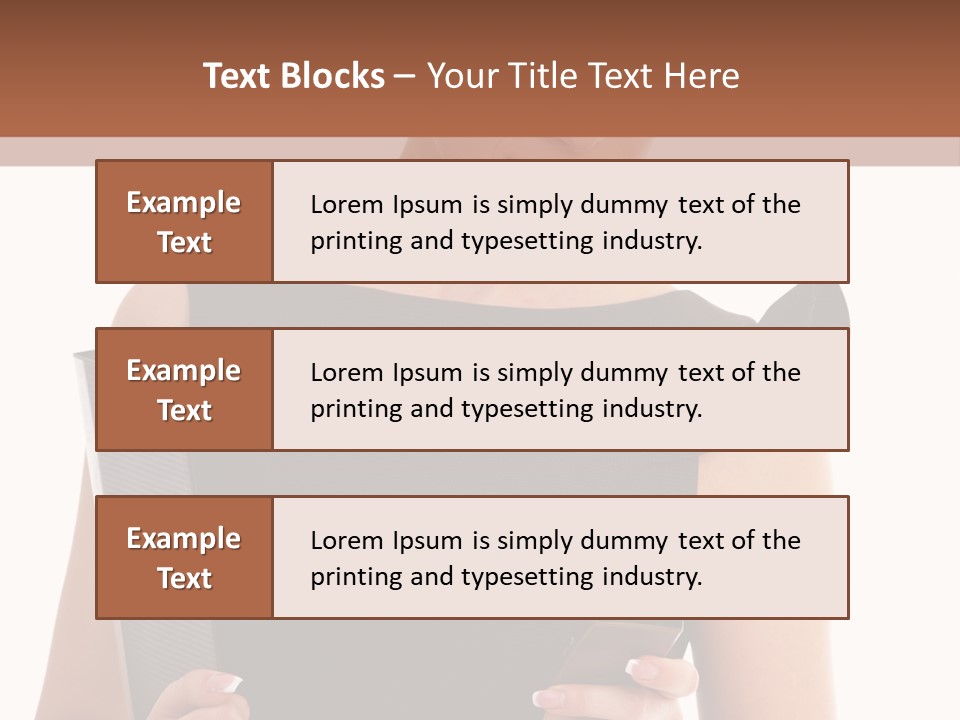 Caucasian Professional Successful PowerPoint Template