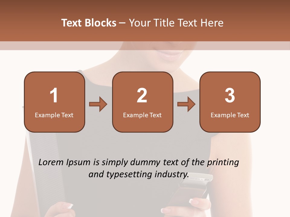 Caucasian Professional Successful PowerPoint Template