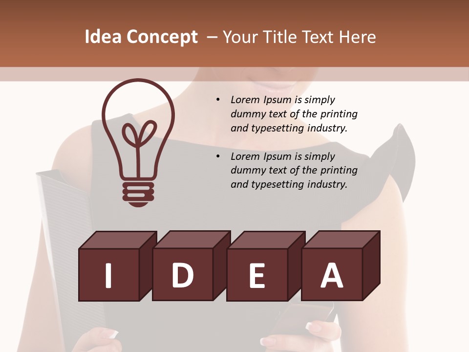 Caucasian Professional Successful PowerPoint Template