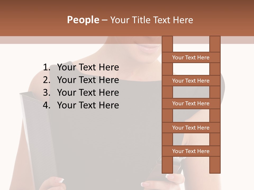 Caucasian Professional Successful PowerPoint Template