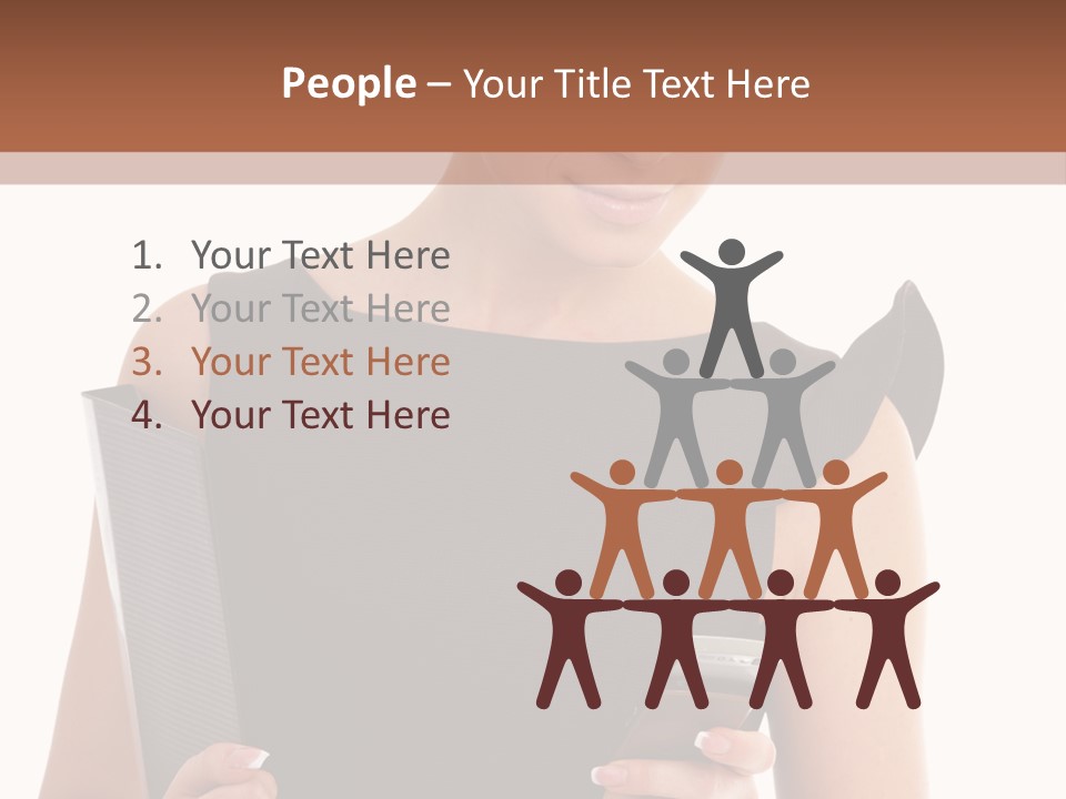 Caucasian Professional Successful PowerPoint Template