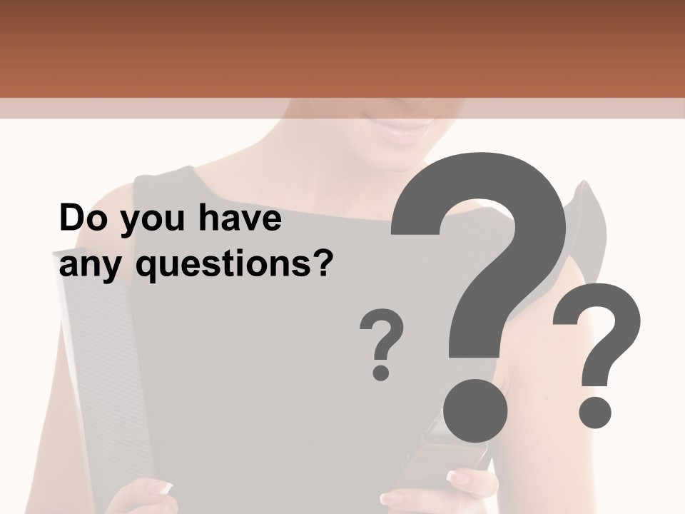 Caucasian Professional Successful PowerPoint Template