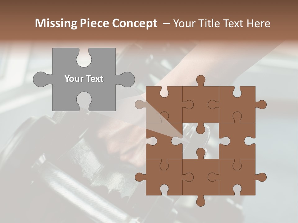 A Person Holding A Pair Of Dumbbells In Their Hand PowerPoint Template