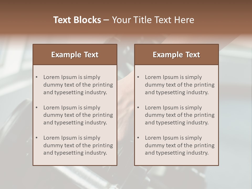 A Person Holding A Pair Of Dumbbells In Their Hand PowerPoint Template