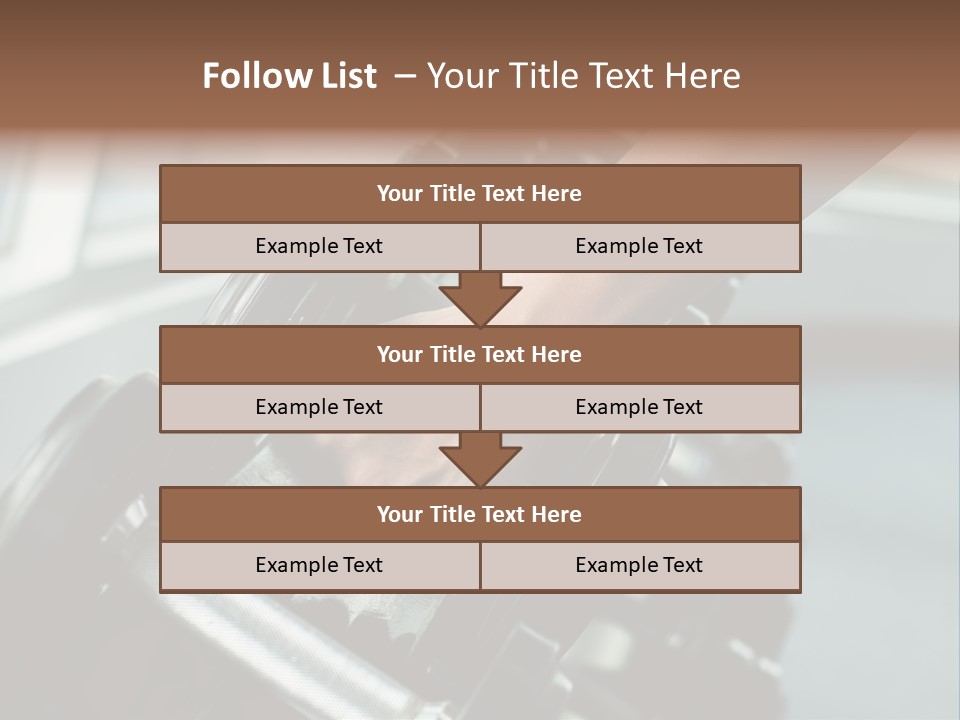 A Person Holding A Pair Of Dumbbells In Their Hand PowerPoint Template