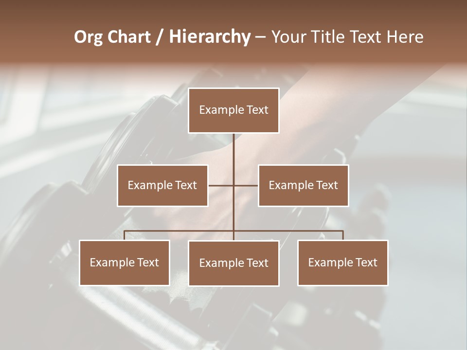 A Person Holding A Pair Of Dumbbells In Their Hand PowerPoint Template
