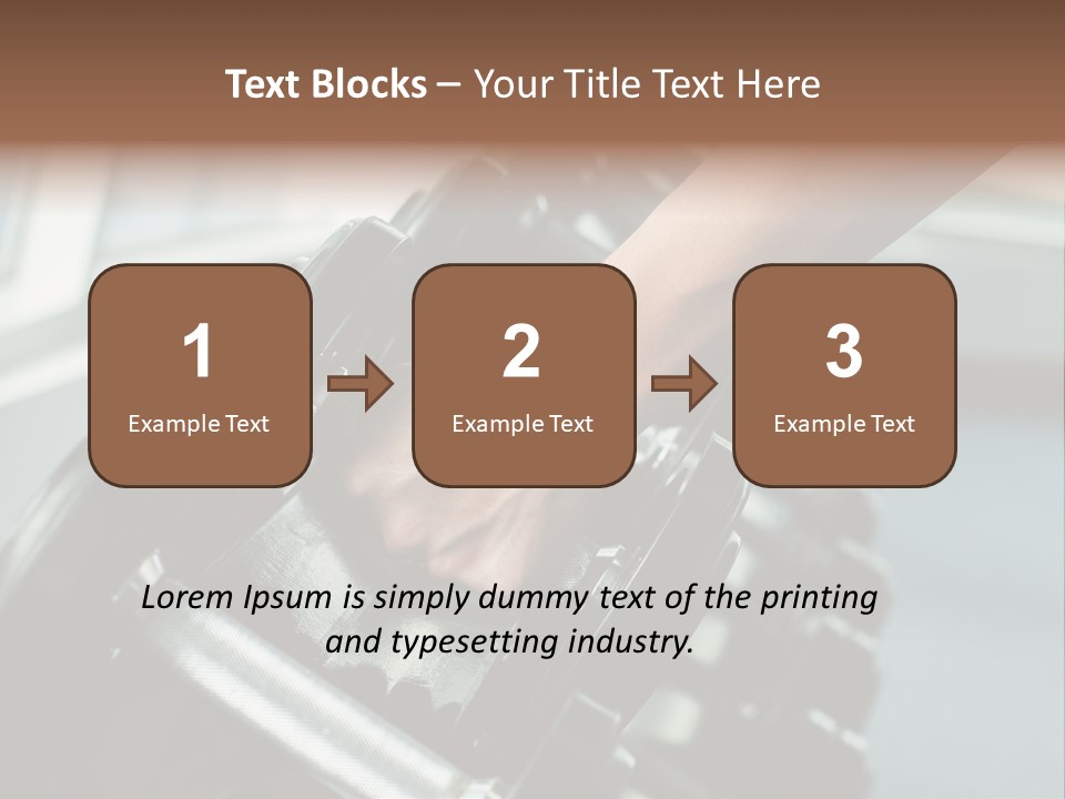 A Person Holding A Pair Of Dumbbells In Their Hand PowerPoint Template