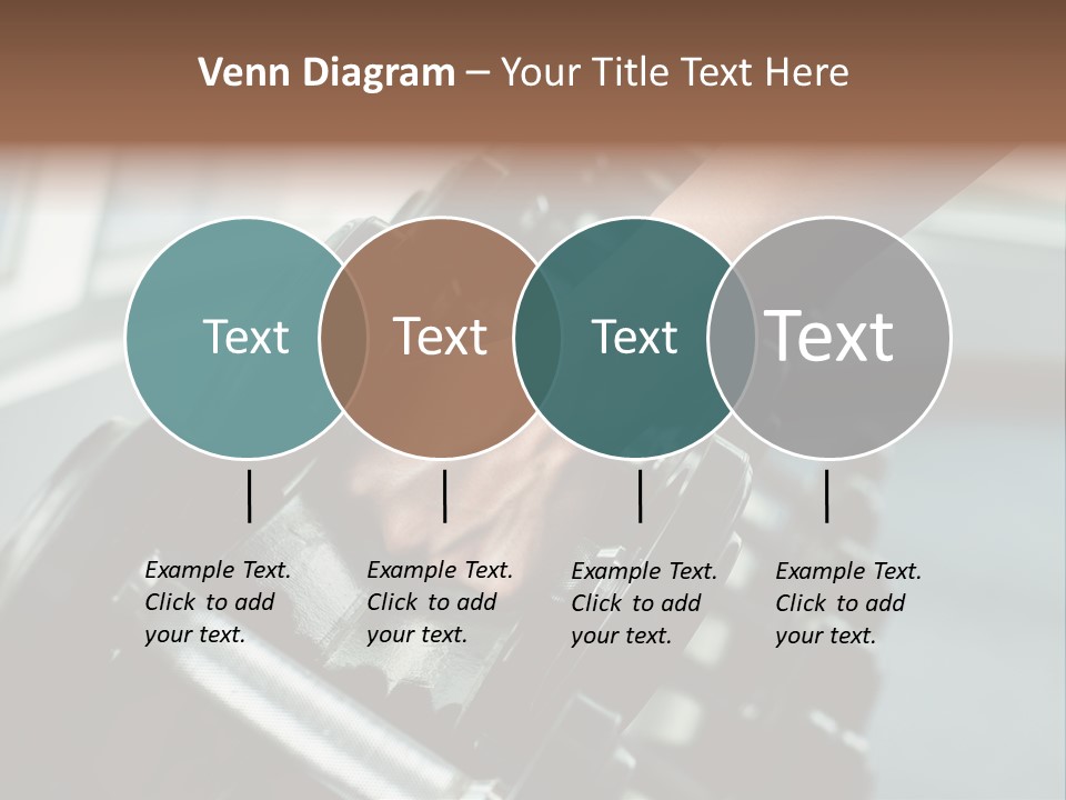 A Person Holding A Pair Of Dumbbells In Their Hand PowerPoint Template