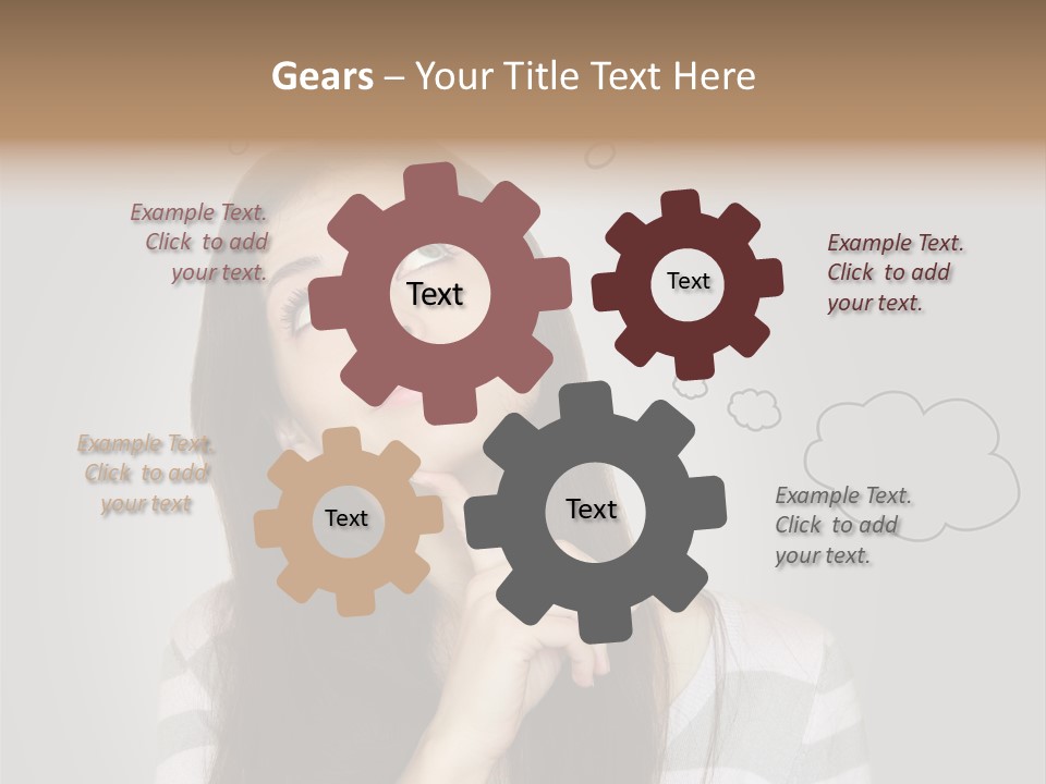 Beautiful Beauty Thoughtful PowerPoint Template