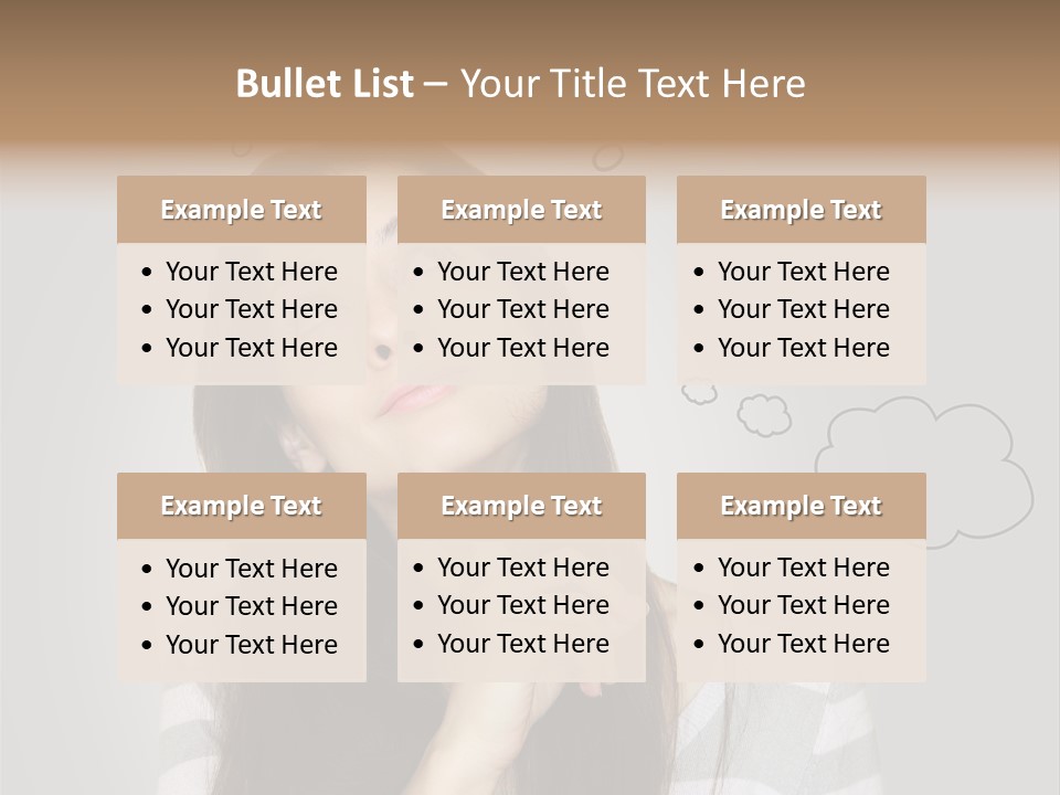 Beautiful Beauty Thoughtful PowerPoint Template