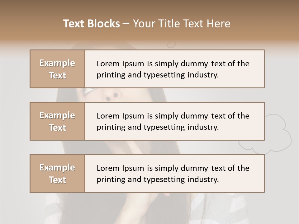 Beautiful Beauty Thoughtful PowerPoint Template