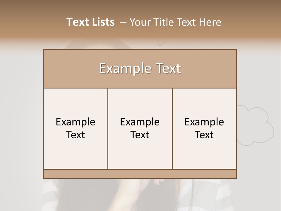 Beautiful Beauty Thoughtful PowerPoint Template