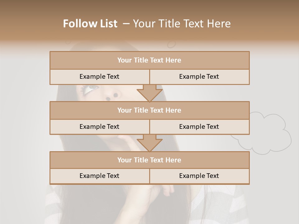 Beautiful Beauty Thoughtful PowerPoint Template