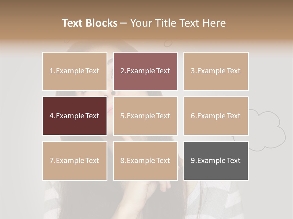 Beautiful Beauty Thoughtful PowerPoint Template