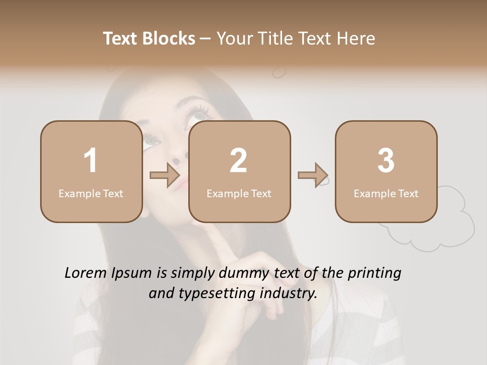 Beautiful Beauty Thoughtful PowerPoint Template