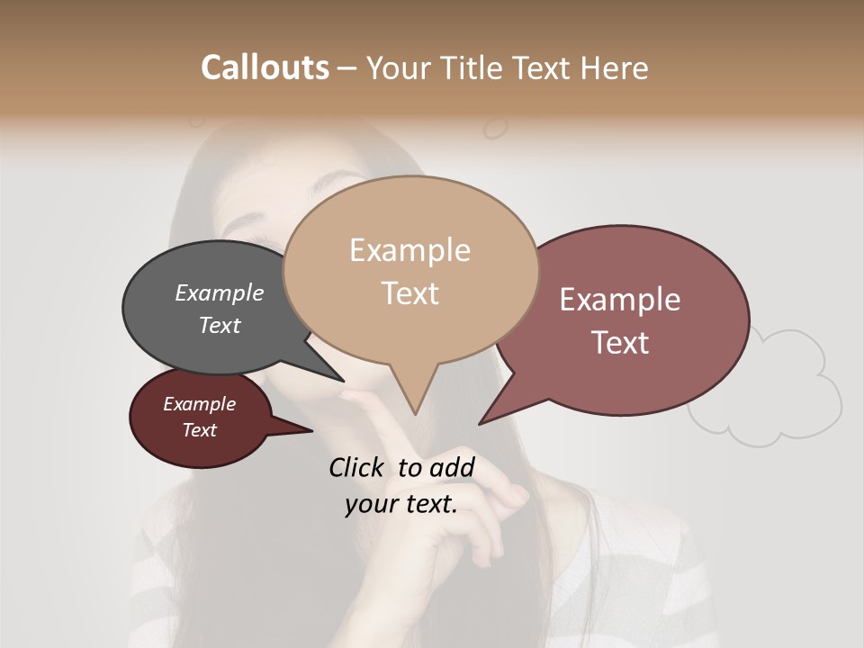 Beautiful Beauty Thoughtful PowerPoint Template