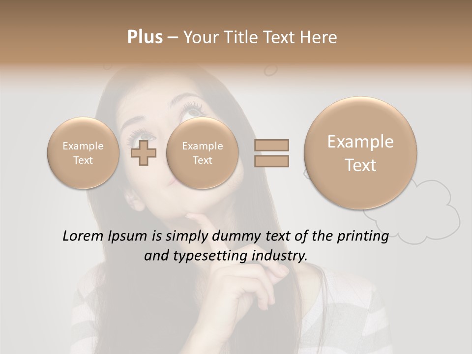 Beautiful Beauty Thoughtful PowerPoint Template