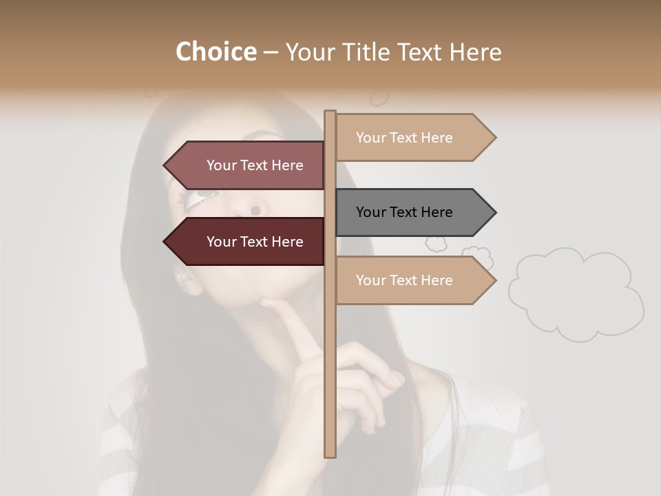 Beautiful Beauty Thoughtful PowerPoint Template