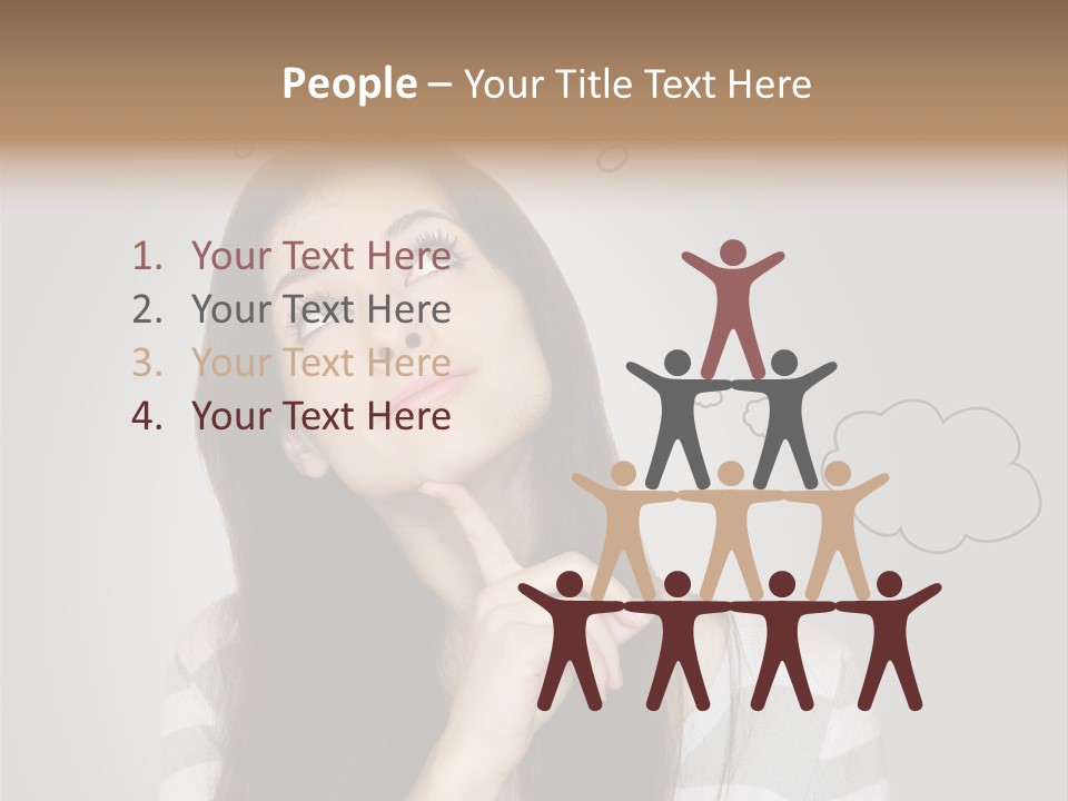 Beautiful Beauty Thoughtful PowerPoint Template