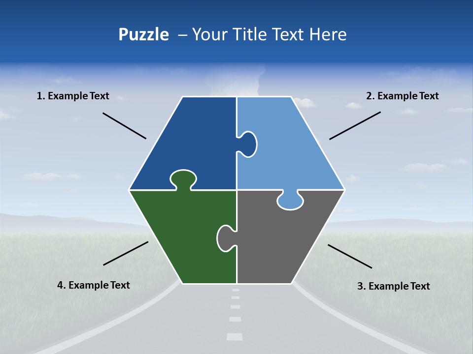 Highway Strategy Breaking Free PowerPoint Template