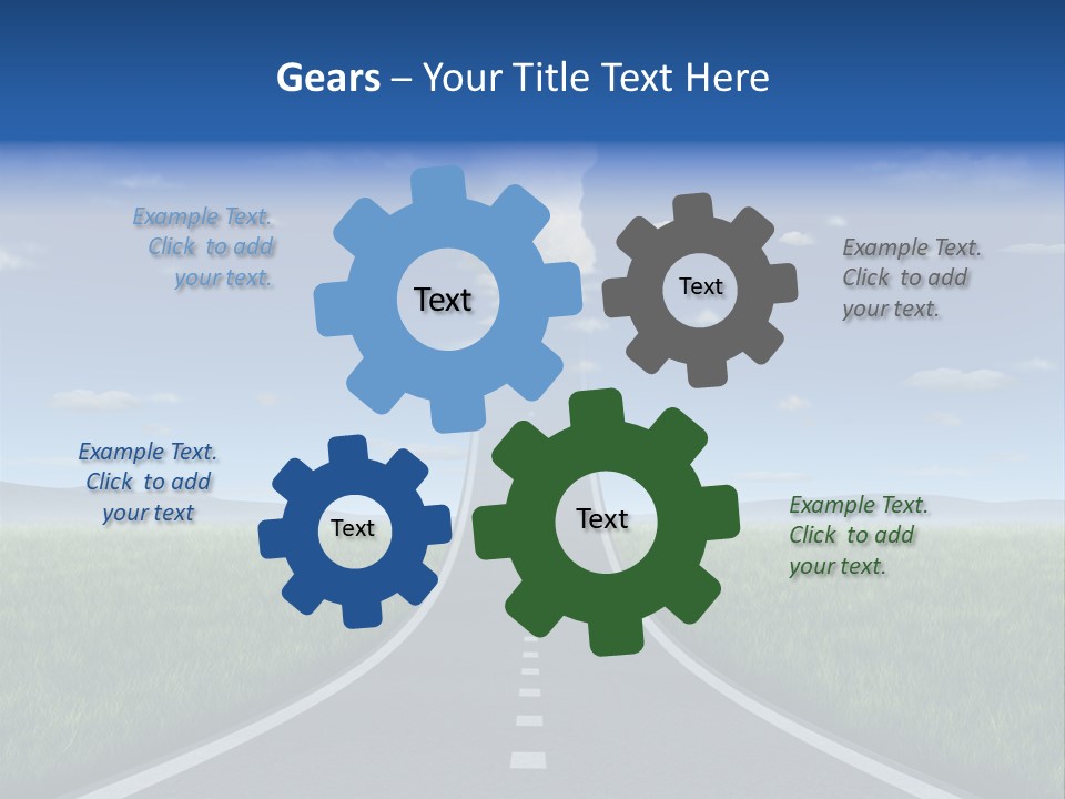 Highway Strategy Breaking Free PowerPoint Template