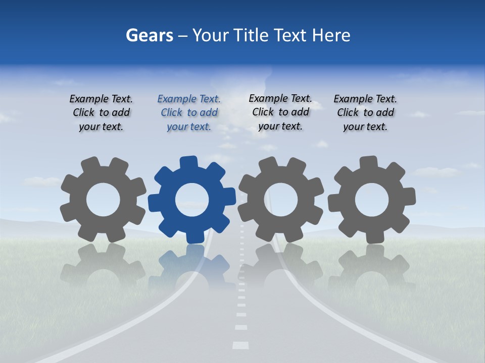 Highway Strategy Breaking Free PowerPoint Template