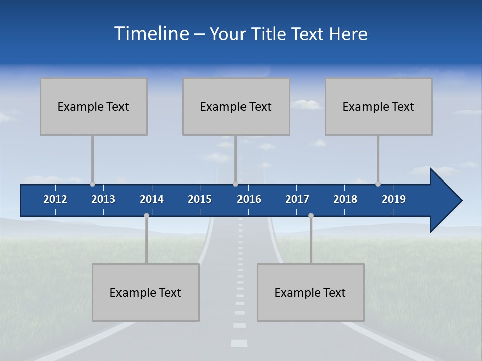 Highway Strategy Breaking Free PowerPoint Template