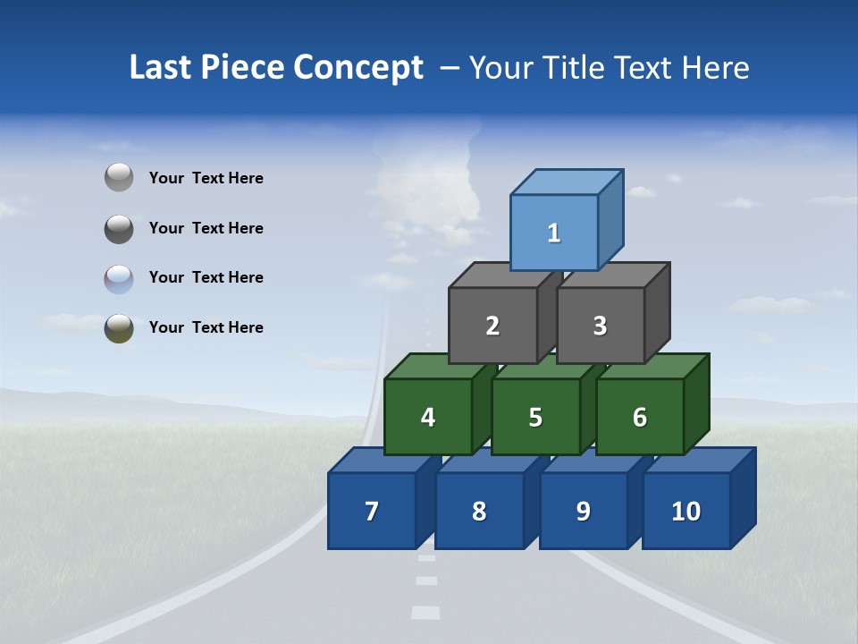 Highway Strategy Breaking Free PowerPoint Template