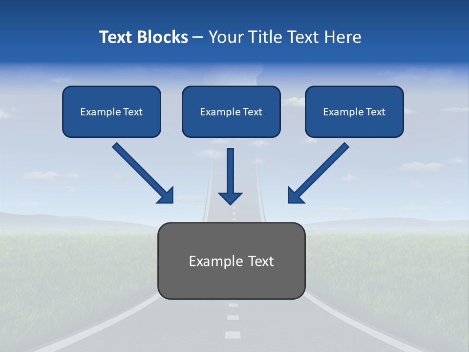 Highway Strategy Breaking Free PowerPoint Template