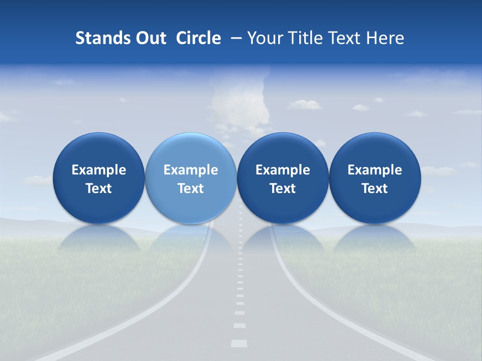 Highway Strategy Breaking Free PowerPoint Template