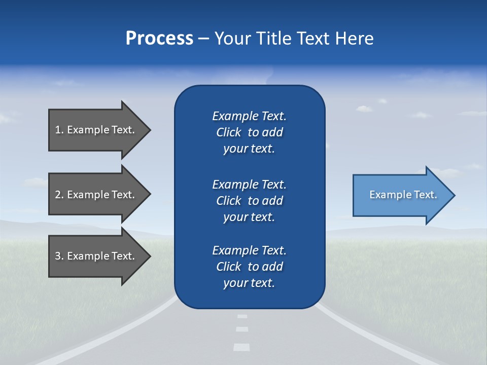 Highway Strategy Breaking Free PowerPoint Template