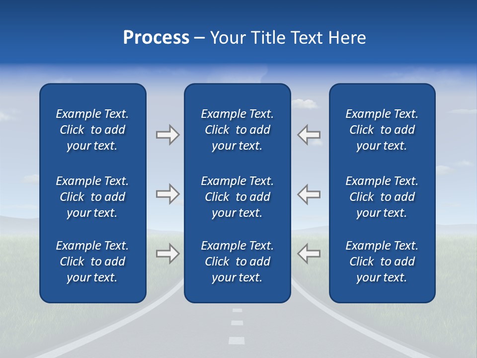 Highway Strategy Breaking Free PowerPoint Template