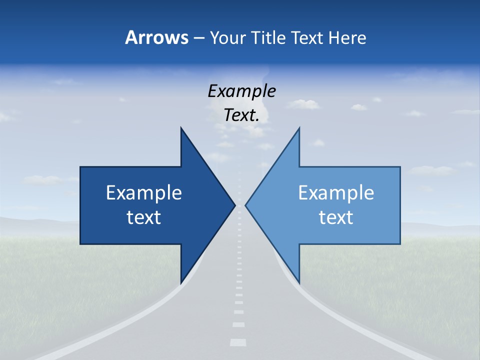 Highway Strategy Breaking Free PowerPoint Template