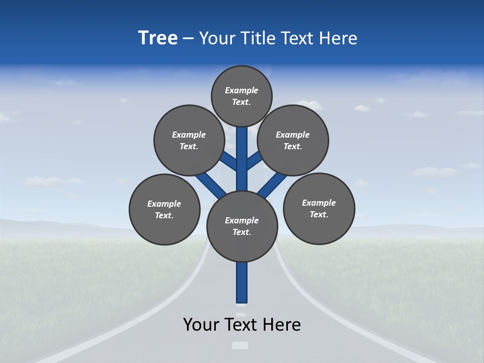 Highway Strategy Breaking Free PowerPoint Template