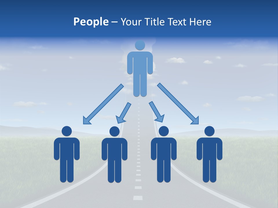 Highway Strategy Breaking Free PowerPoint Template