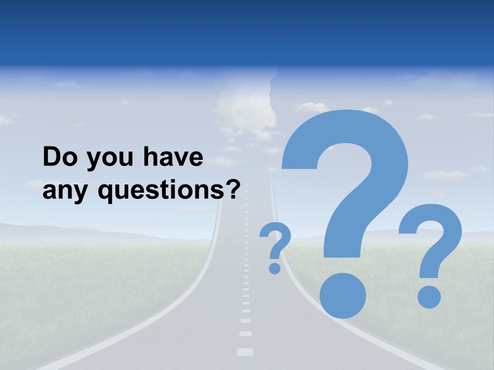 Highway Strategy Breaking Free PowerPoint Template