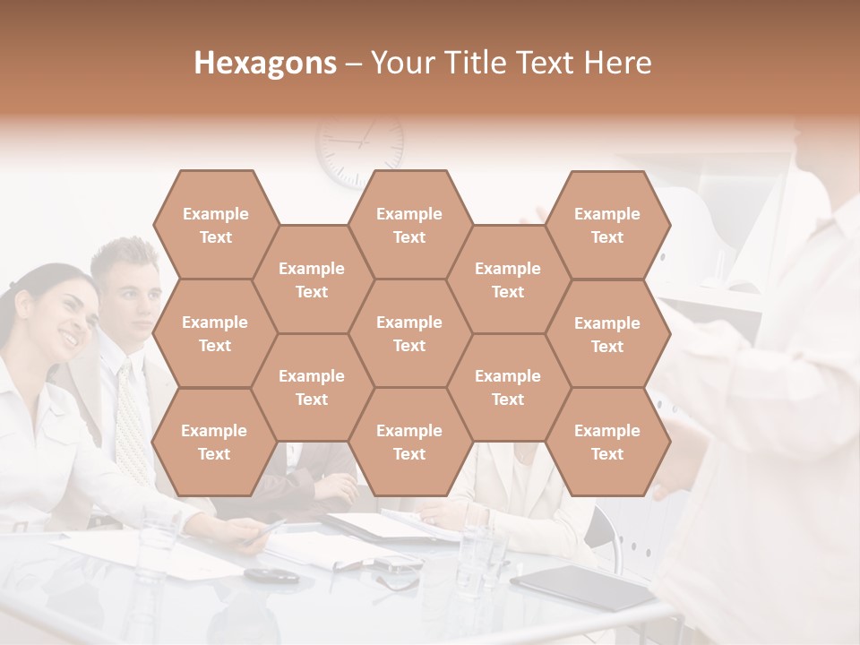 Businesswoman Colleagues Brainstorming PowerPoint Template