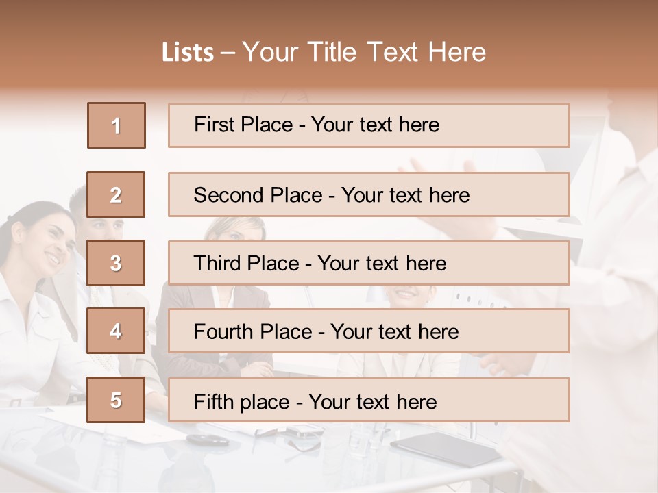 Businesswoman Colleagues Brainstorming PowerPoint Template