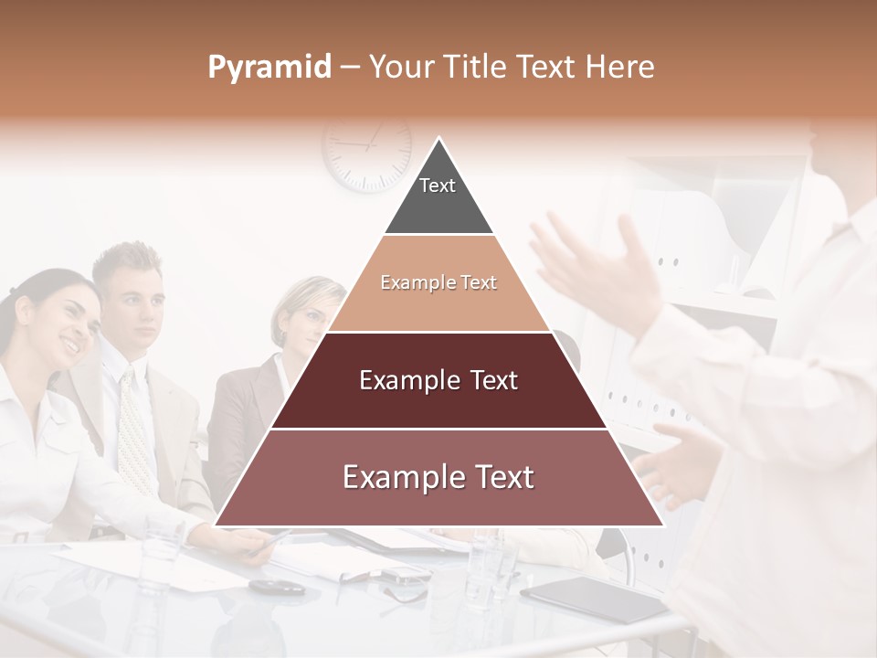 Businesswoman Colleagues Brainstorming PowerPoint Template