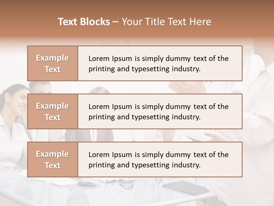 Businesswoman Colleagues Brainstorming PowerPoint Template
