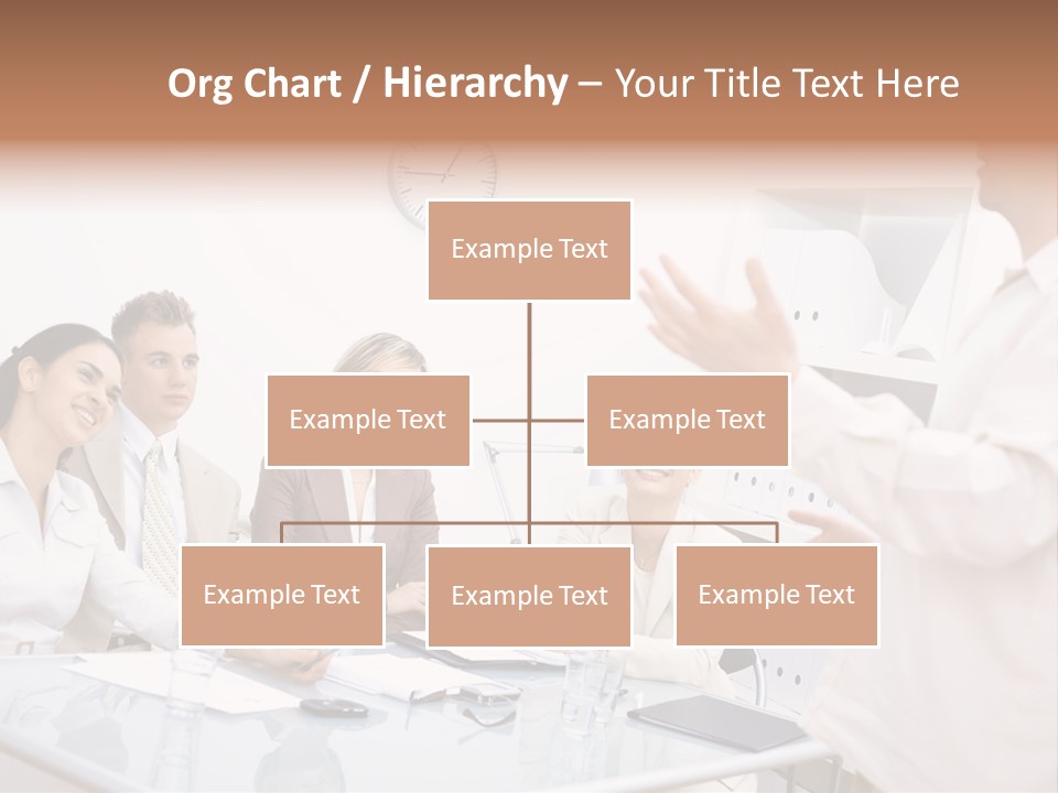 Businesswoman Colleagues Brainstorming PowerPoint Template