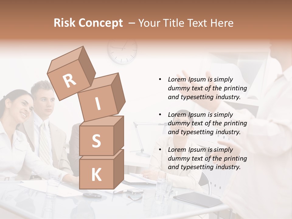 Businesswoman Colleagues Brainstorming PowerPoint Template