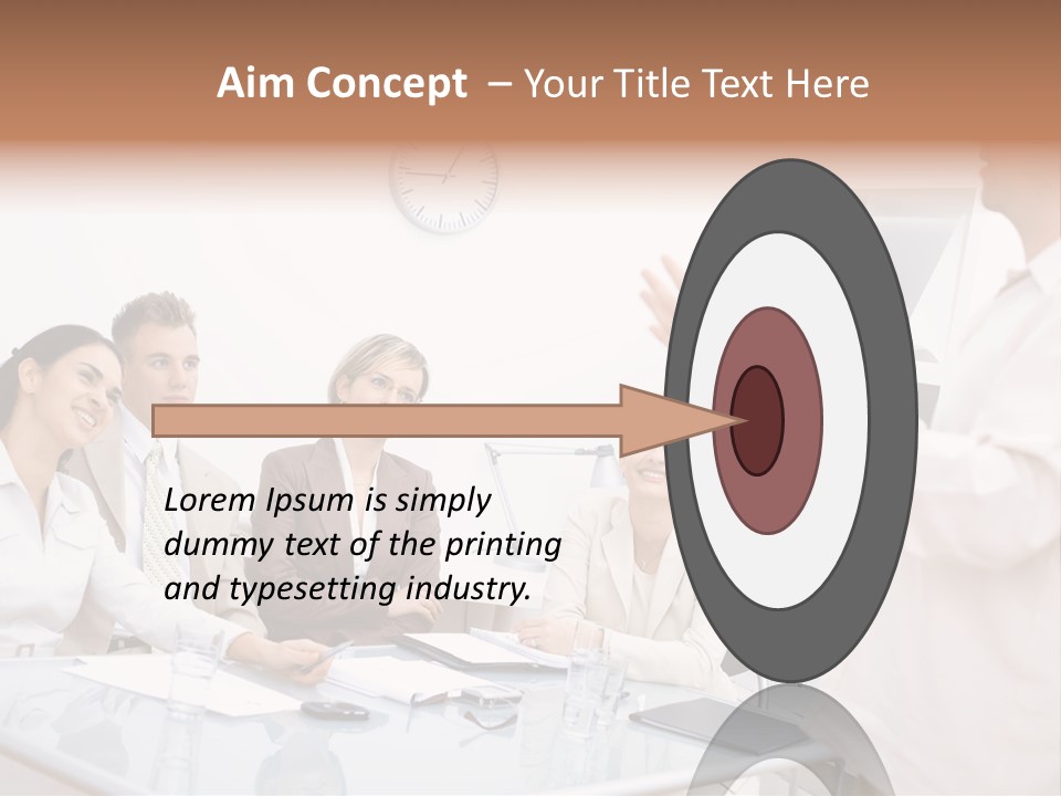 Businesswoman Colleagues Brainstorming PowerPoint Template