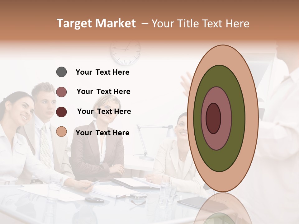 Businesswoman Colleagues Brainstorming PowerPoint Template