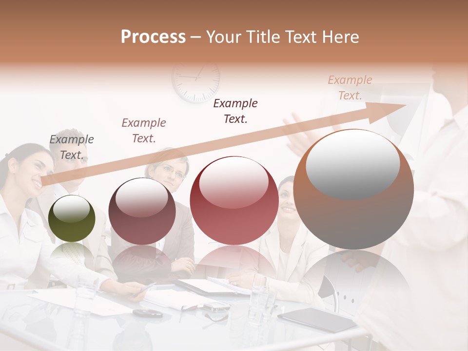 Businesswoman Colleagues Brainstorming PowerPoint Template