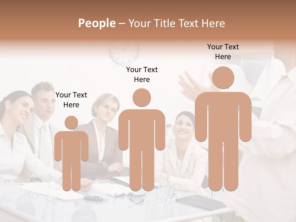 Businesswoman Colleagues Brainstorming PowerPoint Template