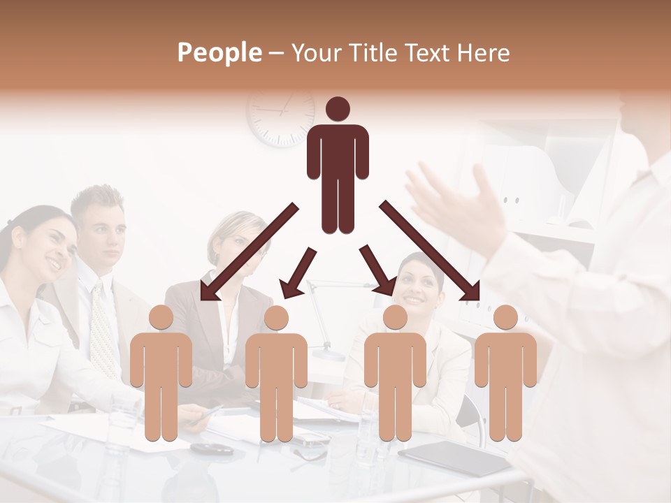 Businesswoman Colleagues Brainstorming PowerPoint Template