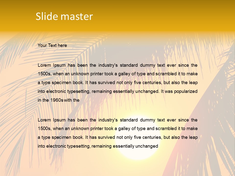 Beauty Horizon Travel PowerPoint Template